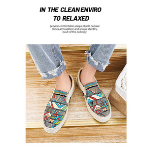 Zapatos de tela para hombre nuevo verano transpirable Casual paso en <span class=keywords><strong>mil</strong></span> capas inferior estilo chino zapatos de tabla de tela - Product Image 3