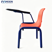 Chaise en plastique pour étudiant, idéale pour l'étude, chaises préscolaires de qualité, chaises durables pour salles de formation avec tablette d'écriture