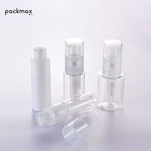 Wholesale 60ml 80ml 120ml transparent plastic PP skincare baby talcum powder <b>bottles</b> dry powder spray <b>bottles</b> with <b>pump</b> - Product Image 4