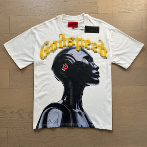 T-shirt Oversize da Uomo a Maniche Corte in Cotone 100% con Stampa Vintage Termotrasferibile, Stile Streetwear, Alta Qualità, Lavorazione a Maglia Anti-Pilling - Product Image 3