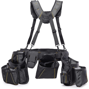 OEM/ODM Advanced 300 lb Capacity Adjustable Tool Backpack <strong>Hammer</strong> Tape Measure <strong>Holders</strong> Padded Waist Belt Shoulder Strap Set 20-24 - Product Image 1
