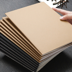Wholesale Custom Blank Thick Pages A5/A7 Kraft Paper Hardcover Thread Sewing Sketchbook Artist Drawing Gift <strong>Journal</strong> Eco Friendly - Product Image 4