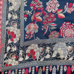 Premium Jamawar Jacquard <b>Shawl</b> Geometric Custom Design Soft Durable Woven Elegant Fashion Daily Wear OEM ODM Export Quality - Product Image 3