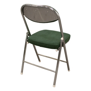 La mejor silla plegable de tela metálica ligera, colorida, para interiores y exteriores, para eventos, para cenar, café, boda, iglesia, Popular para - Product Image 3