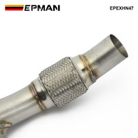 EPMAN Downpipe d'échappement turbo en acier inoxydable pour BMW Série 3 E92 E93 320d Moteur N47 EPEXHN47 Compatible avec système d'échappement Catback