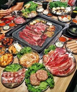 430 pince en acier inoxydable corne de taureau Style élégant argent or brillant coréen Barbecue Bulgogi viande Restaurant métal pince moyenne - Product Image 4