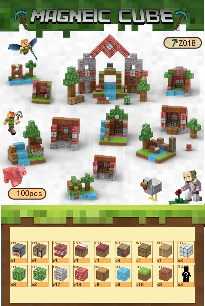 Jardín Z018-Small-100 Pcs