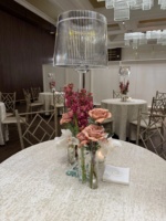 Centre de table de mariage de luxe en cristal, grand chandelier en verre pour décoration de table, événements et fêtes, accessoires transparents