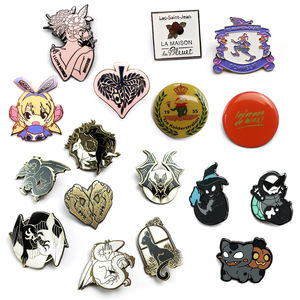 थोक सस्ते हैंगिंग प्लेटेड फूलों के आभूषण डिजाइनर ब्रोच और पिन - Product Image 6