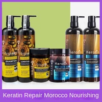 Export Arganoil Hydratant Kératine Set de soins capillaires Wash & Protect Crème Maroc Shampooing Après-shampooing Film capillaire