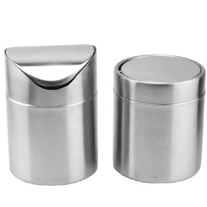 Stainless Steel Table Waste Bin Table top dust bin