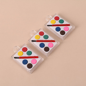 Mini ensemble de 6 aquarelles solides, ensemble de pigments de peinture pour enfants - Product Image 3