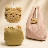 Sac fourre-tout pliable réutilisable à motif de dessin animé, en polyester 190T, écologique, grand format, lavable, imperméable, impression personnalisée, vente en gros OEM