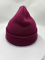 Bonnet unisexe en tricot côtelé avec bordure réfléchissante, broderie de paillettes logo cheval, chaud pour l'hiver, sécurité nocturne en extérieur