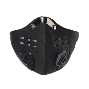 Masque de cyclisme taille unique bleu non tissé unisexe pour sports de plein air avec valves respirantes - Product Image 2