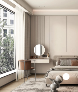 Nội THẤT PHÒNG NGỦ đặt bàn trang điểm nhỏ với gương 2025 tủ trang điểm phòng ngủ - Product Image 4