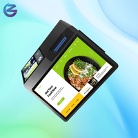 Terminal de point de vente pour restaurant à service rapide avec lecteur NFC Android et imprimante haute vitesse pour la restauration rapide