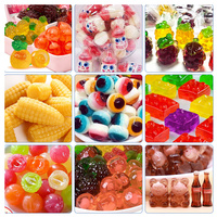 Kokosnoot Vitamine Gummy Beer Snoep Maken Vorm Fabrikant Fruit Jelly Machine Voor Produceren Snoep