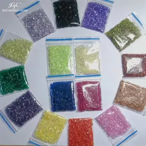 Factory wholesale color zircon small size 1.0-3.0mm pink purple yellow champagne black jewelry with stone spot Loose stone