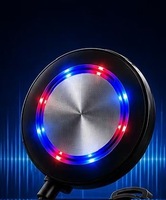 OEM NO.1 Helm Konduksi Tulang dengan Earphone BT, Pengisian Daya Tipe-C BT6.3, Panggilan Hands-free, Lampu RGB, Suara Hi-Fi, Earphone Nirkabel