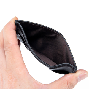 Squisito di alta qualità Custom in vera pelle da <span class=keywords><strong>uomo</strong></span> e da donna in morbida pelle di pecora tessuto borsa Design <span class=keywords><strong>porta</strong></span> carte di lusso alla moda - Product Image 5