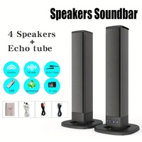 Barre de son TV BS36, haut-parleur de cinéma maison, caisson de basses, haut-parleurs sans fil Bluetooth, son surround 3D, barre de son stéréo, puce DSP, centre musical