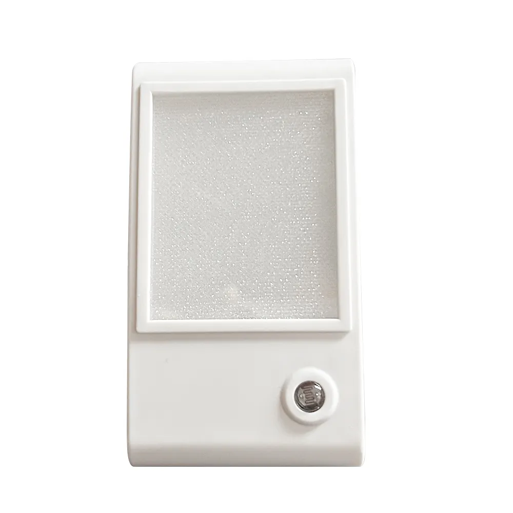 Portablewall Plug In Energy Saving Lamp White Kid'S Bedroom Kitchen Mini Led Sensor Night Light