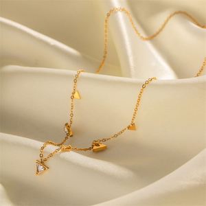 New Trend Product Gold Necklace Women High Quality Zircon Charm Necklace - Product Image 3