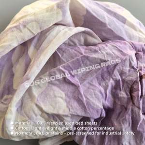 ผ้าเช็ดทำความสะอาดอเนกประสงค์สำหรับอุตสาหกรรม ทำจากผ้าผสมสี ผ้าเช็ดทำความสะอาดน้ำมันและสีที่ใช้แล้ว ทำจากผ้าฝ้าย 100% - Product Image 4