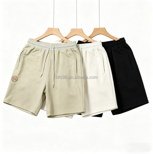 Pantalones Cortos Deportivos para Hombre, Personalizados con Logotipo, Hasta la Rodilla, Casuales, de Algodón Terry, Estilo Hip-Hop, Elásticos, 100% Algodón, Esenciales para el Estilo Urbano - Product Image 5