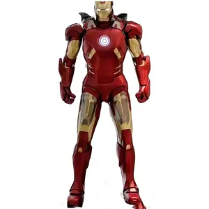 2024 Levensgrote Mk50 Iron Man Film Actiefiguur Levensgrote Glasvezel Iron Man Standbeeld Sculptuur