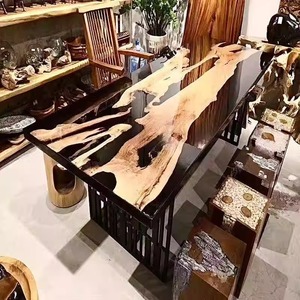 Nhà Máy Bán Buôn Tùy Chỉnh Thiết Kế Hiện Đại Nhựa Epoxy Bảng Gỗ Hàng Đầu Tấm Giá Tốt Nhất Ăn Set Cho Nhà Văn Phòng Sử Dụng Trực Tiếp Ấn Độ - Product Image 5