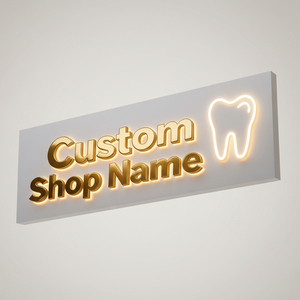 Insegna 3D di Eccellente Qualità, Macchina per Insegne LED, Insegna Illuminata a LED, Lettere in Acciaio Inox, Logo in Acrilico Retroilluminato per Esterni - Product Image 2