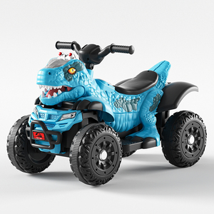 ATV Elettrico per Bambini <span class=keywords><strong>a</strong></span> Forma di Dinosauro, da 2 <span class=keywords><strong>a</strong></span> 4 Anni, in Plastica, con Telecomando 2.4G, Alimentato <span class=keywords><strong>a</strong></span> Batteria, Certificato EN71, Vendita all'Ingrosso - Product Image 1