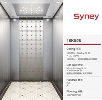 Syney 10-Personen-Personenlift Energie-und platzsparendes modernes Design AC Drive 800kg Preis