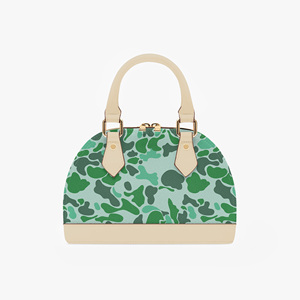 Nouveau sac à main pour femme en cuir PU rose camouflage, sac à bandoulière personnalisé avec imprimé camouflage nuage, fermeture éclair, sac à bandoulière tendance pour femme - Product Image 5
