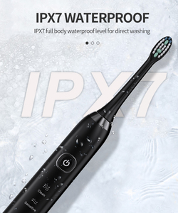 Brosse à dents électrique sonique puissante sans fil rechargeable pour adultes, IPX7, lavable, blanchissante, brosse à dents électrique ultrasonique - Product Image 5