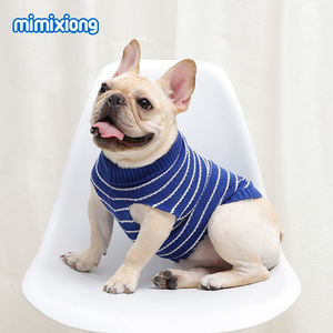 Mimixiong-suéteres de algodón súper suave con patrón de rayas, ropa de punto para perros y animales, Jersey de punto, ropa - Product Image 6