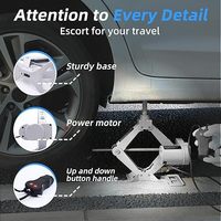 Stabilisateur de cric à ciseaux de remorque robuste 6500lb 24 \ "RV avec manivelle 2Pac RV Camper nivelant les crics de voiture