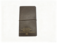Carnet de voyage A5 en cuir PU de haute qualité avec couverture rigide et bande élastique pour étudiants, bureau et planification quotidienne