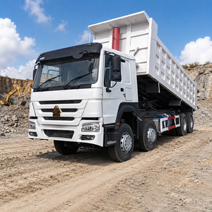 Camion Ribaltabile HOWO A7 8x4 Usato, Euro2, 392 CV, 25 CBM, Basso Consumo di Carburante, Guida a Destra, per Lavori di Trasporto di Minerali e Infrastrutture in Africa Orientale - Product Image 1