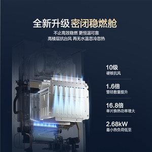 [Subsidio de Renovación] <span class=keywords><strong>Calentador</strong></span> de Agua a <span class=keywords><strong>Gas</strong></span> Natural Wanhe con Inversor Doméstico de Doble Servo, Temperatura Constante, Grado 1 de Ahorro Energético - Product Image 4