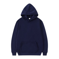 Hoodie Oversize Drop Shoulder Remaja 240GSM 100% Katun Pria Model Longgar Streetwear Polos Custom Printing Grosir