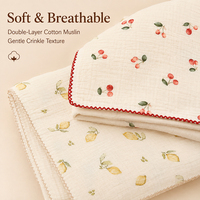 Couverture d'emmaillotage pour nourrissons OEKO-TEX Standard 100, 100*100 CM, en coton doux, pour filles et garçons