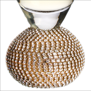 Lunettes <span class=keywords><strong>Martini</strong></span> en boule de cristal pour femmes, verres à fond strass, sans monture - Product Image 4