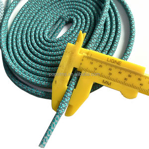 최소 주문 수량 적음, 재고 색상 다양, 4.5mm 두께 야광 신발끈, 플라스틱 팁 마감 - Product Image 5