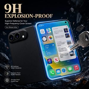 Protection d'écran en verre trempé pour <span class=keywords><strong>iPhone</strong></span> Duo, anti-espionnage, anti-explosion, impression soyeuse, couverture intégrale, anti-rayures - Product Image 3