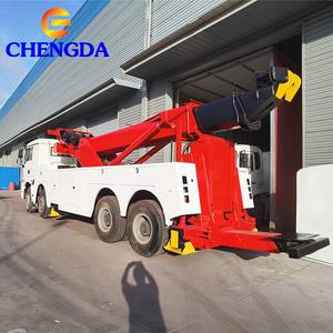 Prix usine Bonne condition Shacman utilisé chargement lourd 371 HP 12 roues Chassis20 tonnes <span class=keywords><strong>dépanneuse</strong></span> camions de remorquage à vendre - Product Image 1