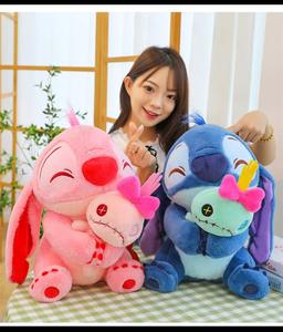 Divertido lindo Stitch muñeco de peluche de juguete PP algodón relleno lavado Technics Regalo de Cumpleaños alivio del estrés almohada Tema de animales marinos para niñas - Product Image 6