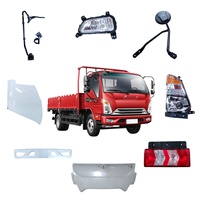 Pièces d'assemblage de cabine automobile pour camion léger JAC Kangling J6 : pare-chocs avant, phare, rétroviseur latéral, garde-boue et kit carrosserie avec feux antibrouillard